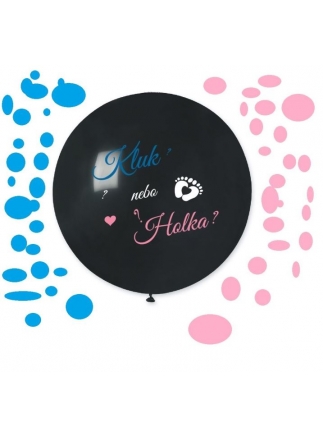 Balón latexový 80cm Kluk nebo holka